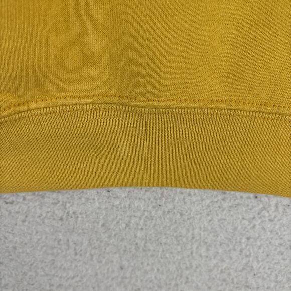 Vintage Russell Athletic Sweatshirt Mens 2XL XXL Yellow Blank Dri Power Y2K - Picture 14 of 14